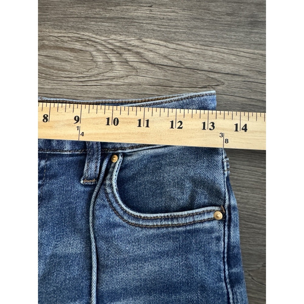 KUT from the Kloth Fay Fab Ab Straight Leg Jeans Women's Size 0 Blue Cuffed - Picture 7 of 9